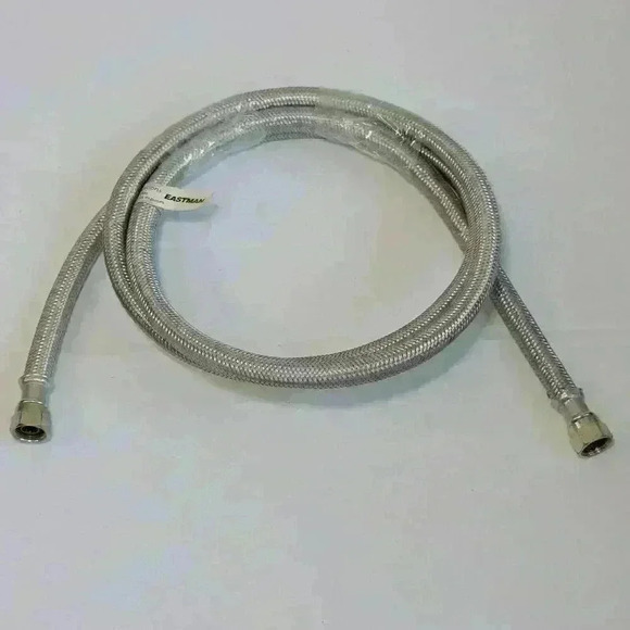 EASTMAN 98516 5-ft 1,800-PSI Stainless Steel Water Line / Ice Maker Connector - Picture 2 of 2